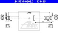 Bremsschlauch | ATE (24.5237-0308.3)