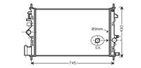 chevrolet RADIATEUR INSIGNIA 16i/18i MT