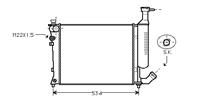 citroen Radiateur Benzine 98>02 11