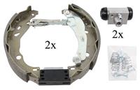 A.B.S. Bremsensatz, Trommelbremse RENAULT,DACIA 111421 7701206430,7701207179