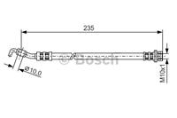 Bremsschlauch Hinterachse Bosch 1 987 481 177