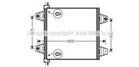 Kondensator, Klimaanlage AVA DF5034