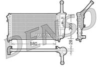 DENSO Wasserkühler DRM09106 Kühler,Motorkühler FIAT,LANCIA,IDEA,YPSILON 843,MUSA 350