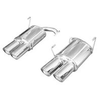 100% RVS Dubbele Sportlaat Subaru Impreza 4WD 2.5T WRX STi 10MY 300pk 2010-2013 2x90mm X-Race