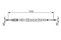 citroen Handremkabel BC845