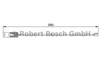 Warnkontakt, Bremsbelagverschleiß Hinterachse Bosch 1 987 474 953