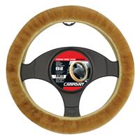 Carpoint Stuurhoes universeel schapenvacht camel