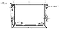 bmw Radiateur Diesel 524 Td At -91