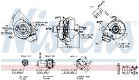 NISSENS Turbolader 93248 Abgasturbolader,Lader, Aufladung BMW,5 E60,5 Touring E61,7 E65, E66, E67