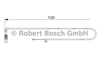 Warnkontakt, Bremsbelagverschleiß Hinterachse Bosch 1 987 473 010