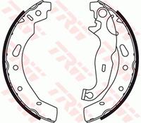 TRW Bremsbacken GS8787 Trommelbremsbacken,Bremsbackensatz MAZDA,2 DE,2 Stufenheck DE