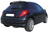 100% RVS Sportuitlaat Peugeot 207 1.6 16v (175pk) 2007- 2x80mm Racing