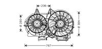 Audi Kader + Dubbele Koelventilator 1.8