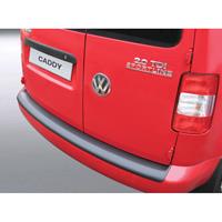 ABS Achterbumper beschermlijst Volkswagen Caddy III 2004-2015 (voor gespoten bumpers) Zwart