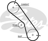 GATES Zahnriemen 5560XS Steuerriemen TOYOTA,LAND CRUISER KDJ12_, GRJ12_,HILUX III Pick-up TGN1_, GGN2_, GGN1_, KUN2_, KUN1_,LAND CRUISER 90 _J9_