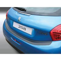 ABS Achterbumper beschermlijst Peugeot 208 3/5 deurs 4/2012- Zwart