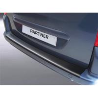 ABS Achterbumper beschermlijst Peugeot Partner 2008- (voor gespoten bumpers) Zwart