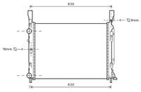 vanwezel Kühler, Motorkühlung Van Wezel 43002469