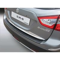 ABS Achterbumper beschermlijst Suzuki SX4 S-Cross 10/2013-Ribbed' Zwart