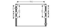 toyota Airco Condensor 3.4 V6 / 3.0 Td