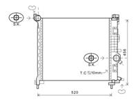 opel RADIATEUR MERIVA 1.4i Turbo 10-