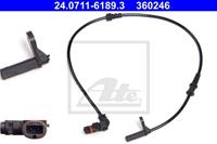 ATE ABS Sensor MERCEDES-BENZ 24.0711-6189.3 2045400117,A2045400117 Drehzahlsensor,Raddrehzahl Sensor,Drehzahlgeber,ESP-Sensor,Sensor, Raddrehzahl