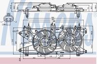 Lüfter, Motorkühlung Nissens 85689