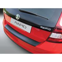 ABS Achterbumper beschermlijst Skoda Rapid Spaceback 10/2013- Zwart