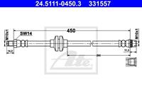 Bremsschlauch Vorderachse ATE 24.5111-0450.3