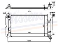 Kühler, Motorkühlung | NISSENS (646321)