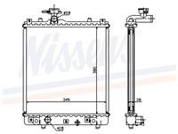 NISSENS Wasserkühler 63014A Kühler,Motorkühler OPEL,SUZUKI,SUBARU,AGILA A H00,WAGON R+ MM,IGNIS II,WAGON R+ EM,WAGON R,JUSTY III G3X,JUSTY II JMA, MS