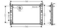 ford RADIATEUR DIESEL 1.4 TDCi 18002326