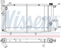 NISSENS Wasserkühler 63425 Kühler,Motorkühler PEUGEOT,205 II 20A/C,205 I Cabriolet 741B, 20D,205 I 741A/C,205 Kasten