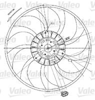 Lüfter, Motorkühlung Valeo 698424