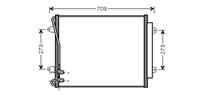 volkswagen AIRCO CONDENSOR 2.0 FSiT