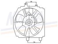 Lüfter, Motorkühlung Nissens 85274