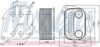 Ölkühler, Motoröl Nissens 90963