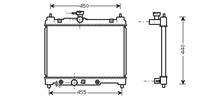 Toyota RADIATEUR YARIS 10i AT JAP+FR 99tot03