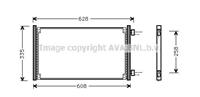 fiat Condensor, airconditioning