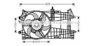 fiat Koelventilatorwiel