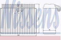 Verdampfer, Klimaanlage Nissens 92171