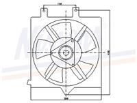 Lüfter, Motorkühlung Nissens 85281