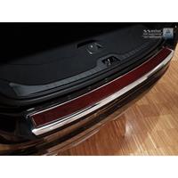 RVS AchterbumperprotectorDeluxe' Volvo XC60 2013-2016 Chroom/Rood-Zwart Carbon
