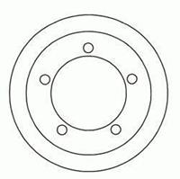Bremstrommel Hinterachse ABS 2405-S
