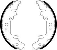 A.B.S. Bremsbacken 40714 Trommelbremsbacken,Bremsbackensatz KIA,CHRYSLER,DODGE,CARNIVAL II GQ,CARNIVAL I UP,VOYAGER IV RG, RS,VOYAGER III GS