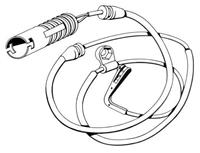 A.B.S. Verschleißanzeige 39578 Verschleißanzeige Bremsbeläge,Bremsbelagverschleiß BMW,5 E39,5 Touring E39