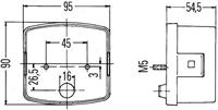 Heckleuchte links Hella 2SE 002 776-211