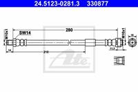 Bremsschlauch | ATE (24.5123-0281.3)