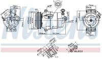 Kompressor, Klimaanlage | NISSENS (890262)