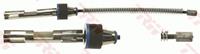 TRW Handbremsseil GCH433 Bremsseil,Seilzug Feststellbremse FORD,MAZDA,FIESTA VI,B-MAX JK,FIESTA VI Van,B-MAX Van,2 DE